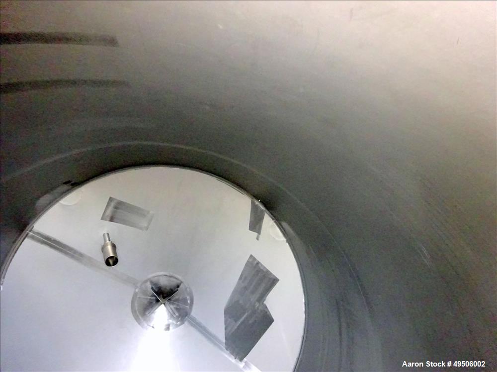 Used Apparatebau Nordhausen Tank, 5000 Gallon, 316 Stainless Steel.