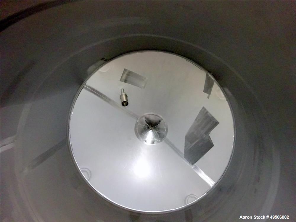 Used Apparatebau Nordhausen Tank, 5000 Gallon, 316 Stainless Steel.