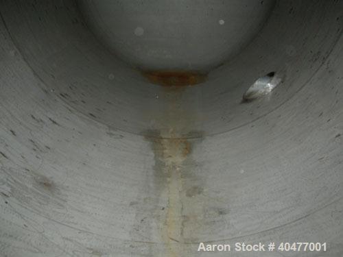 Used Applied Engineering Pressure Tank, 8,100 gallon, 304L stainless steel, horizontal. 9' diameter x 14'2'' long, 2 to 1 elliptical heads. Internal rated 16 psi at 150 deg F. Openings: top 2'', 3'',...