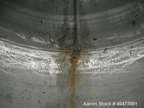 Used Applied Engineering Pressure Tank, 8,100 gallon, 304L stainless steel, horizontal. 9' diameter x 14'2'' long, 2 to 1 elliptical heads. Internal rated 16 psi at 150 deg F. Openings: top 2'', 3'',...