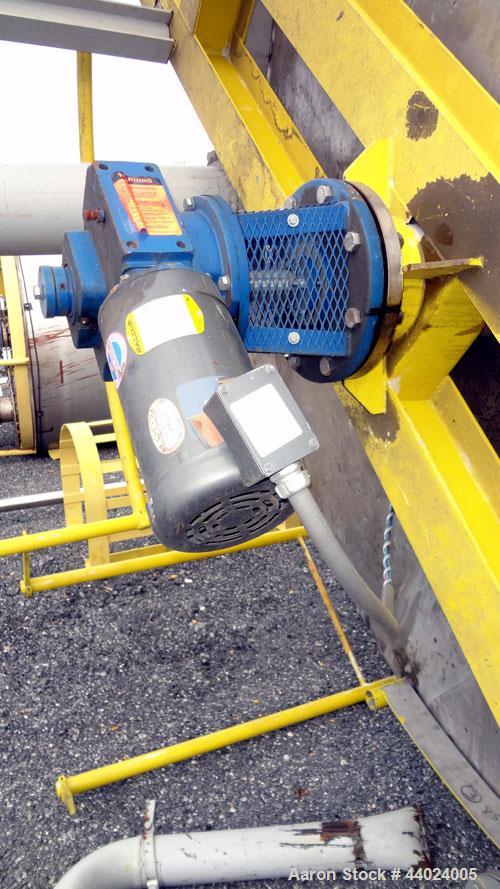 Used Bendel Tank, 10,000 Gallon, 304L Stainless Steel, Vertical.  Approximately 136” diameter x 165” straight side, slight coned top, sloped bottom.  UL Rated for above ground flammable storage, UL #...