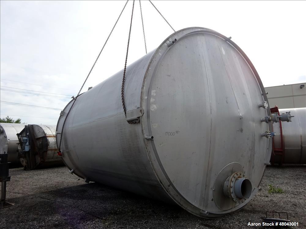 Used Bendel 25,000 Gallon 316L Stainless Steel Vertical Tank