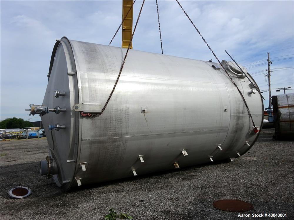 Used Bendel 25,000 Gallon 316L Stainless Steel Vertical Tank