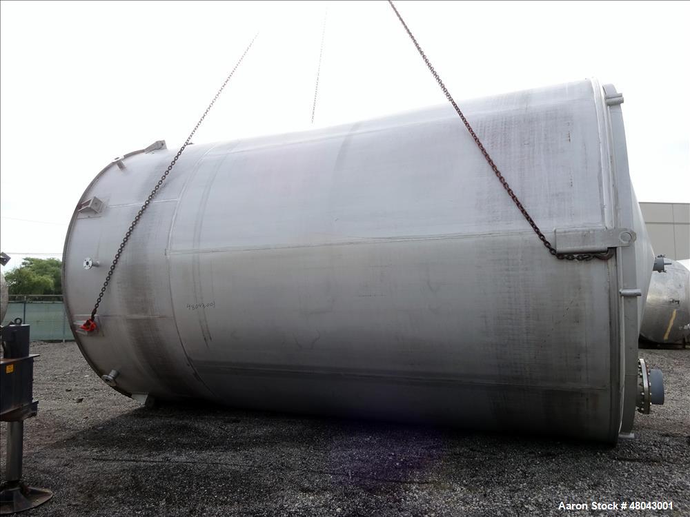 Used Bendel 25,000 Gallon 316L Stainless Steel Vertical Tank