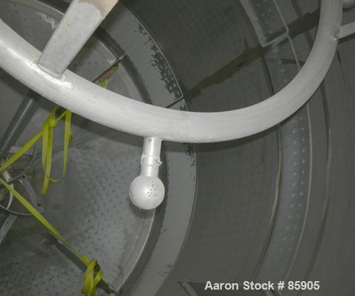 USED: Bishopric Products Co jacketed tank, 12,000 gallon, 304 stainless steel, vertical. 12'6" diameter x 12' straight side. Dish top, coned bottom. Dimple jacket on 7' bottom side wall and bottom co...