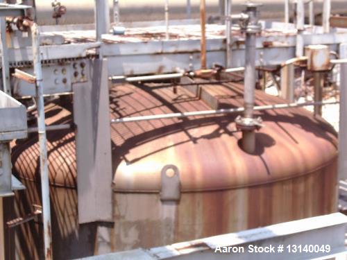 Used- Capital City Iron Works, Approximately 16,000 Gallon, 304 Stainless Steel Pressure Tank. 12 diameter x 19-3" high stra...