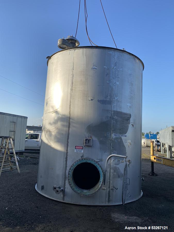Used Chattanooga Boiler & Tank 304L Stainless Steel Tank – 10,557 Gallons | API 650 | Built 2005