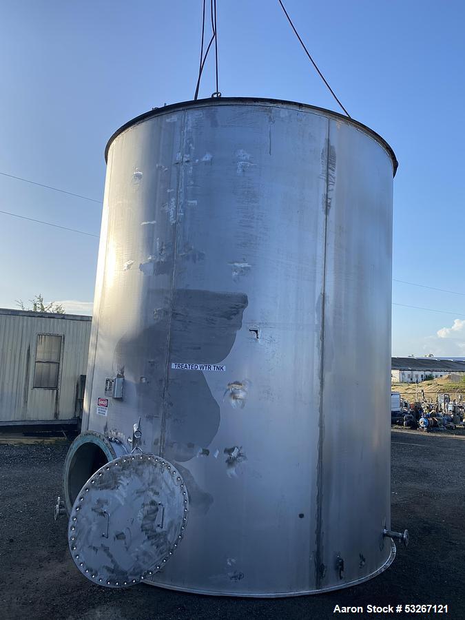 Used Chattanooga Boiler & Tank 304L Stainless Steel Tank – 10,557 Gallons | API 650 | Built 2005