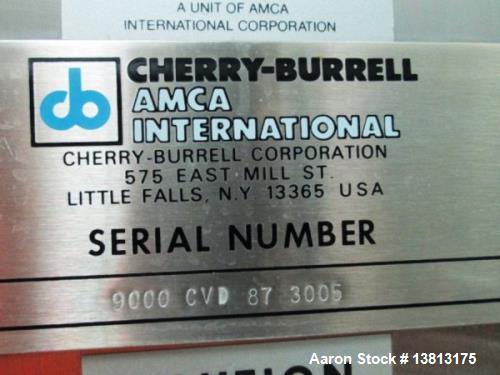 Used Cherry Burrell 9,000 Gallon Side Agitated Mixing Tank, Model 9000 CV. Dome top / bottom, spray ball, side manway, side agitation, bottom discharge. 17' straight wall, 20' overall height, 9' 4" d...