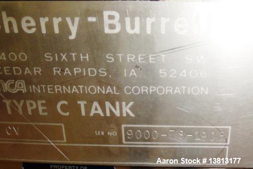 Used- Cherry Burrell 9,000 Gallon Vertical Mixing Tank, Model 9000CV. 7.5hp bottom side agitator, 13' 3" straight wall x 16'...