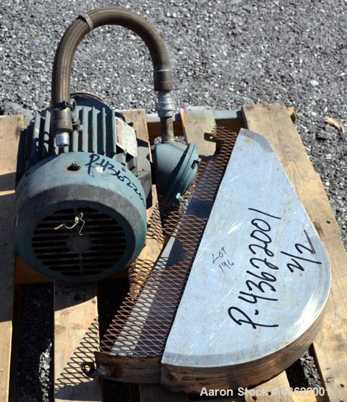 Used Cherry-Burrell Type C Tank, 10,000 Gallon, 304 Stainless Steel, Vertical. 126” Diameter x 172” straight side, dished top and bottom. Bottom side entering agitator with a 3 blade prop, driven by ...