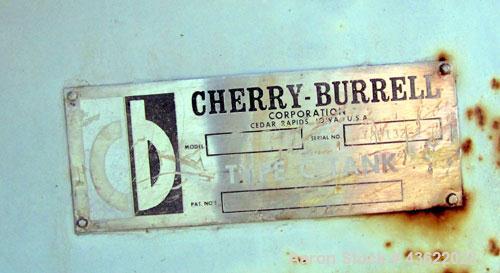 Used Cherry Burrell 10,000 Gallon Stainless Steel Horizontal Storage Tank. Approximately 10'6" diameter x 14'6" straight side. Dished heads. 16" x 20" side oval manway with cover. 3" EBO. (2) Dual CI...