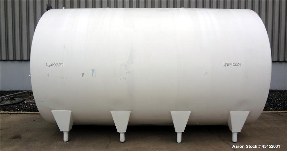 Used Cherry Burrel Tank, 5000 Gallon, Model DHP, 304 Stainless Steel, Horizontal. 96" diameter x 152" straight side, dished heads, insulated. Openings 16" x 20" oval manway with cover, (2) 3" top ope...