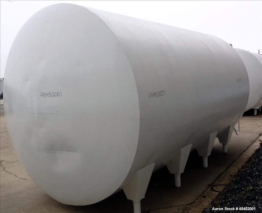 Used Cherry Burrel Tank, 5000 Gallon, Model DHP, 304 Stainless Steel, Horizontal. 96" diameter x 152" straight side, dished heads, insulated. Openings 16" x 20" oval manway with cover, (2) 3" top ope...