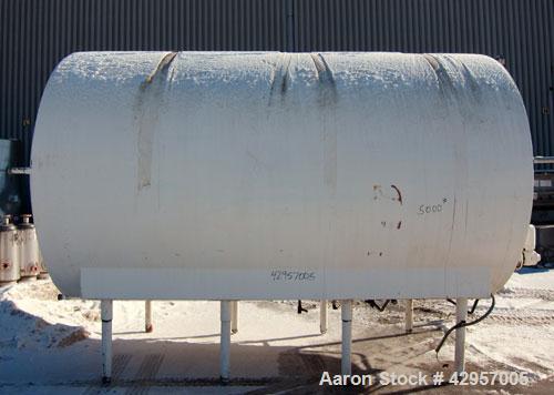 Used- 5000 Gallon Stainless Steel Cherry Burrell Storage Tank, Model EHW
