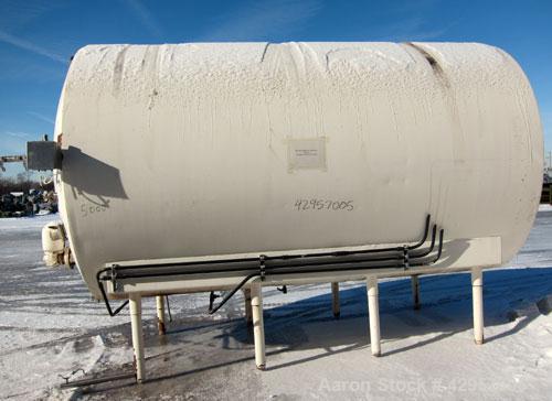 Used- 5000 Gallon Stainless Steel Cherry Burrell Storage Tank, Model EHW