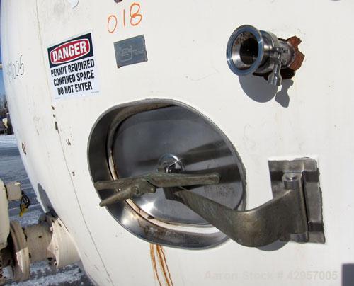 Used 5000 Gallon Stainless Steel Cherry Burrell Storage Tank, Model EHW