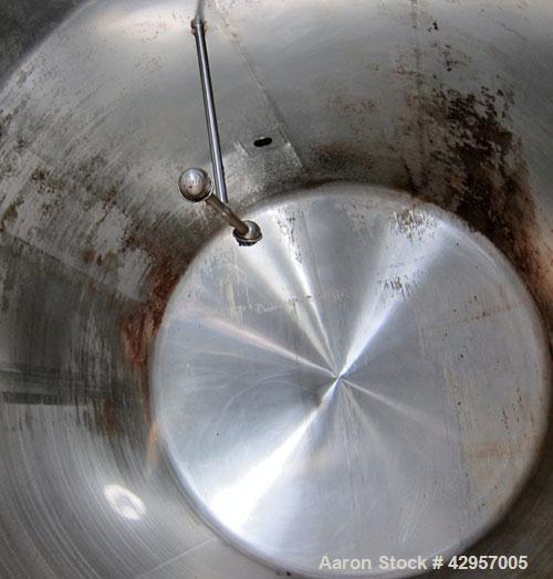 Used 5000 Gallon Stainless Steel Cherry Burrell Storage Tank, Model EHW