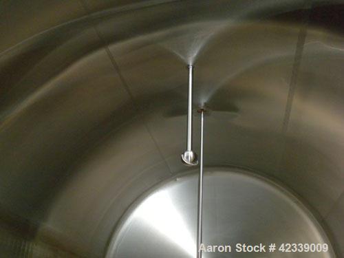 Used Cherry-Burrell Cold Wall Tank, 5000 Gallon, Model E, 304 Stainless Steel, Horizontal. 96" Diameter x 144" straight side, dished heads. Insulated with carbon steel sheathing. Approximate 102" x 7...