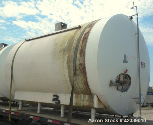 Used Cherry-Burrell Cold Wall Tank, 5000 Gallon, Model E, 304 Stainless Steel, Horizontal. 96" Diameter x 144" straight side, dished heads. Insulated with carbon steel sheathing. Approximate 102" x 7...