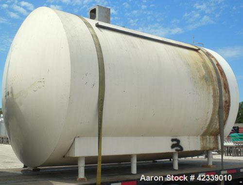 Used Cherry-Burrell Cold Wall Tank, 5000 Gallon, Model E, 304 Stainless Steel, Horizontal. 96" Diameter x 144" straight side, dished heads. Insulated with carbon steel sheathing. Approximate 102" x 7...