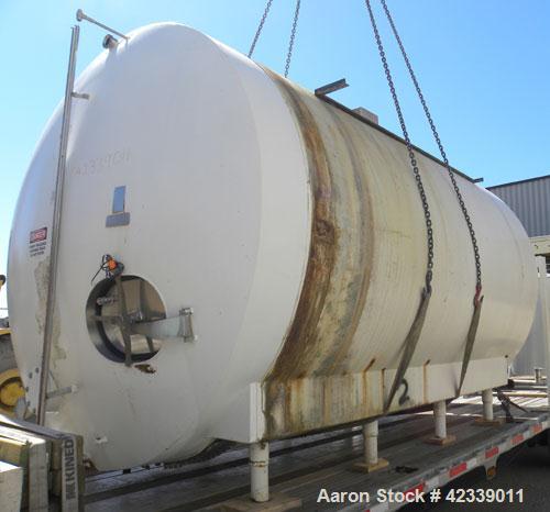 Used- Cherry-Burrell Cold Wall Tank, 5000 Gallon, Model E, 304 Stainless Steel, Horizontal. 96" Diameter x 144" straight sid...