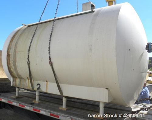 Used- Cherry-Burrell Cold Wall Tank, 5000 Gallon, Model E, 304 Stainless Steel, Horizontal. 96" Diameter x 144" straight sid...