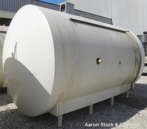 Used- Cherry-Burrell Cold Wall Tank, 5000 Gallon, Model E, 304 Stainless Steel, Horizontal. 96" Diameter x 144" straight sid...