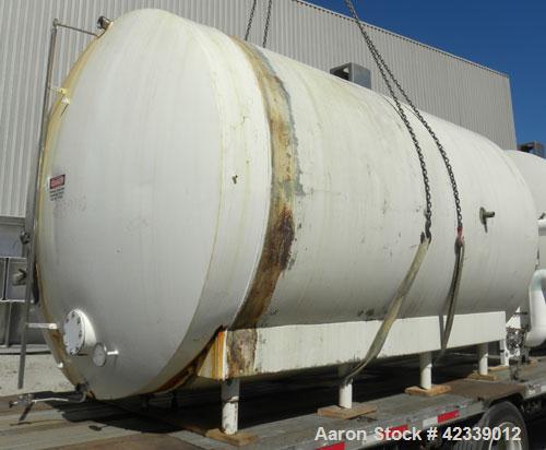 Used- Cherry-Burrell Cold Wall Tank, 5000 Gallon, Model E, 304 Stainless Steel, Horizontal. 96" Diameter x 144" straight sid...