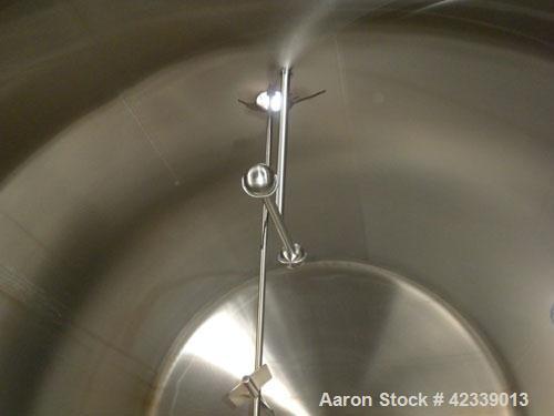 Used Cherry-Burrell Cold Wall Tank, 5000 Gallon, Model E, 304 Stainless Steel, Horizontal. 96" Diameter x 144" straight side, dished heads. Insulated with carbon steel sheathing. Approximate 108" x 8...