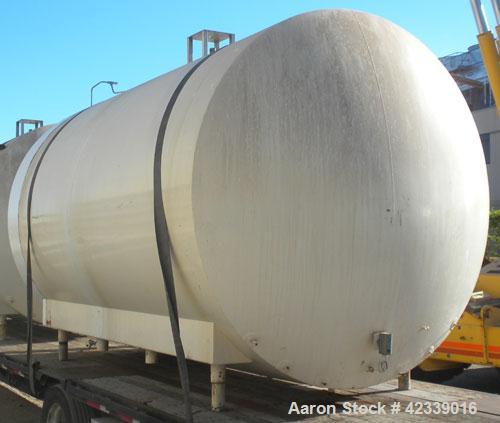 Used Cherry-Burrell Cold Wall Tank, 5000 Gallon, Model E, 304 Stainless Steel, Horizontal. 96" Diameter x 144" straight side, dished heads. Insulated with carbon steel sheathing. Approximate 102" x 7...