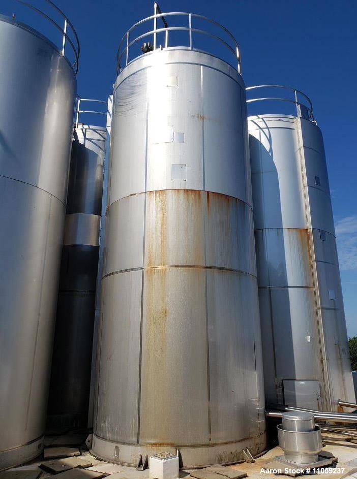 Used Cherry Burrell Stainless Steel Jacket Vacuum Rated Mix Tank/Reactor