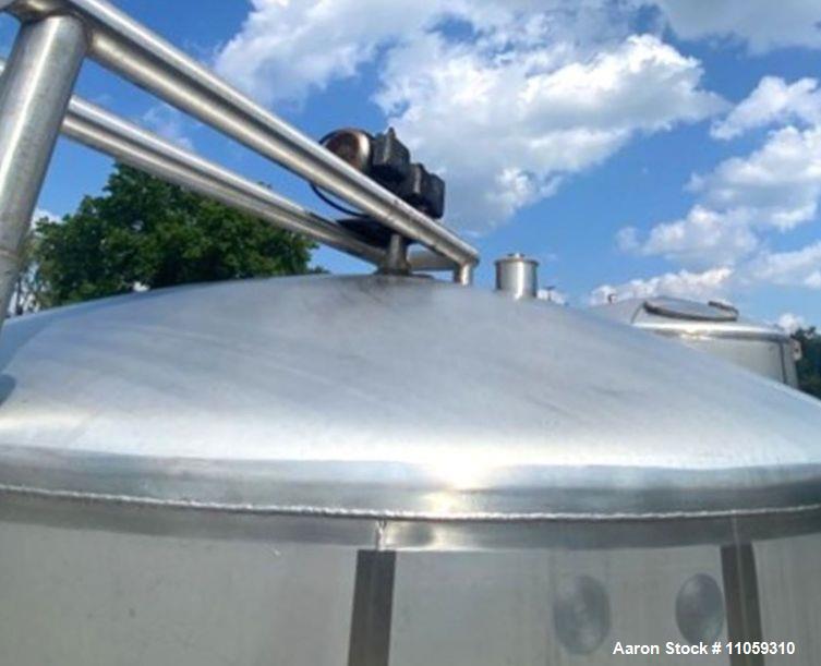 Cherry Burrell 9000 Gallon Sanitary Stainless Steel Mix Tank