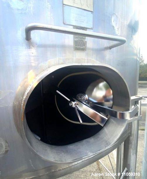 Cherry Burrell 9000 Gallon Sanitary Stainless Steel Mix Tank