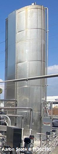 Used-Cherry Burrell 10,000 Gallon Aseptic Surge Tank