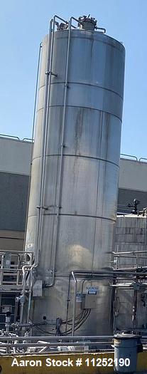 Used-Cherry Burrell 10,000 Gallon Aseptic Surge Tank