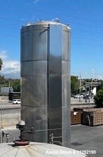 Used-Cherry Burrell 10,000 Gallon Aseptic Surge Tank