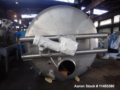 Used- 5000 Gallon Cherry Burrell Processor. 304 stainless steel construction. Approximately 102" diameter x 130" straight si...