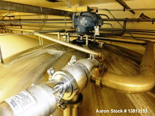 Used 5,000 Gallon Stainless Steel Cherry Burrell Agitated Mix Tank