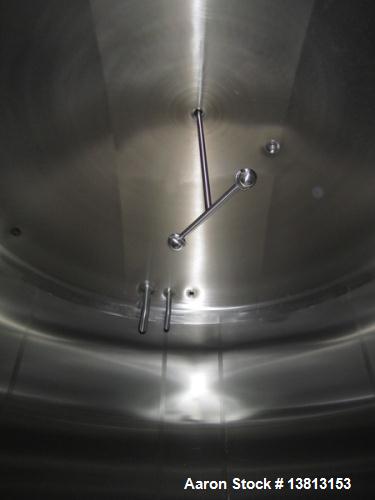 Used- 8,000 Gallon Stainless Steel Cherry Burrell Agitated Mixing Tank