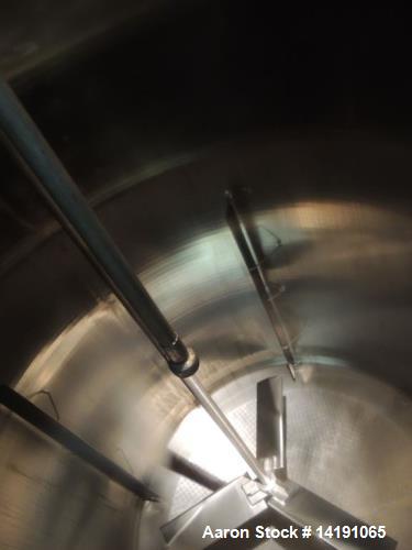 Used 10,000 Gallon Cherry Burrell Stainless Steel Jacketed Mix Tank. 316L SS contact parts with T304 SS exterior parts. Dimensions 136" ID x 153" Straight Side. 254" OAH - not including drive. Jacket...