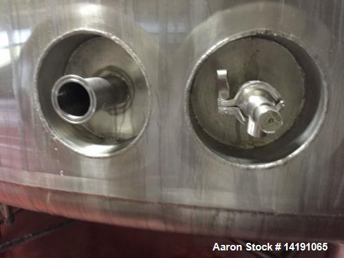 Used 10,000 Gallon Cherry Burrell Stainless Steel Jacketed Mix Tank. 316L SS contact parts with T304 SS exterior parts. Dimensions 136" ID x 153" Straight Side. 254" OAH - not including drive. Jacket...