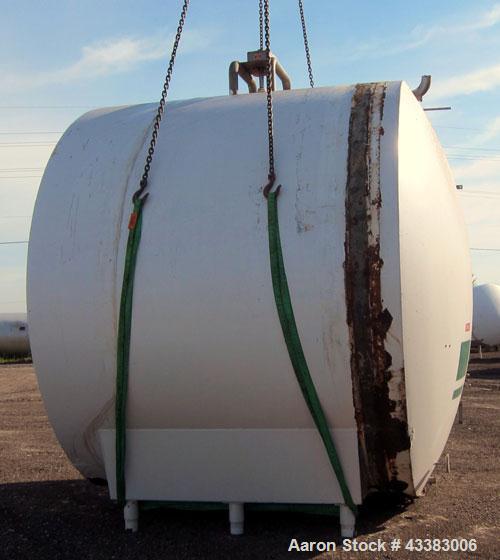 Used Cherry Burrell Storage Tank, 5000 Gallon, 304 Stainless Steel, Horizontal. 120" Diameter x 84" straight side, dished heads. Insulated with carbon steel sheathing. Channel jacket on partial botto...