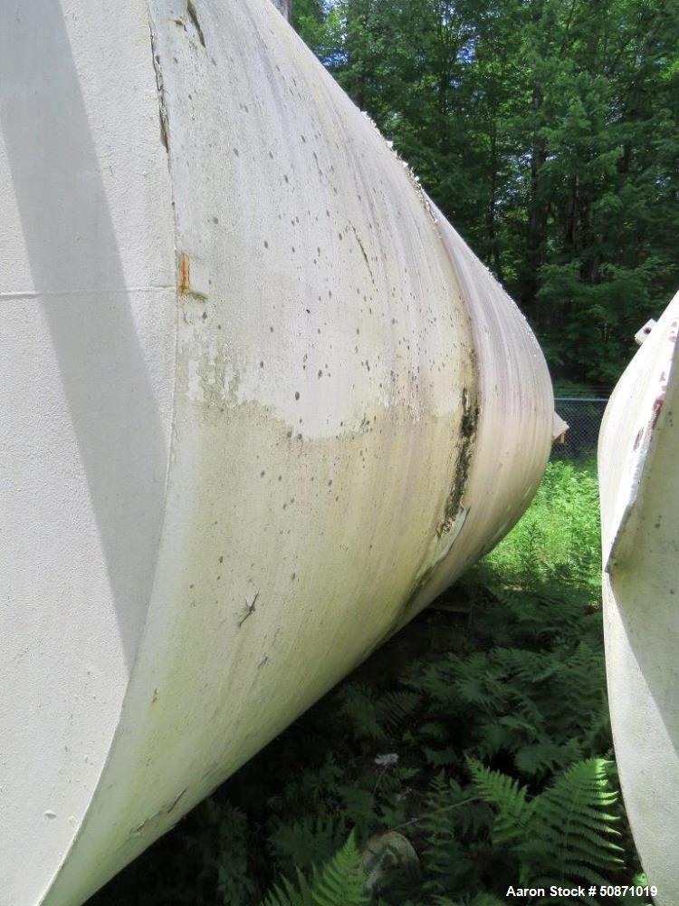 Used Mueller 8,000 Gallon Mix Tank, 304 Stainless Steel, Vertical.