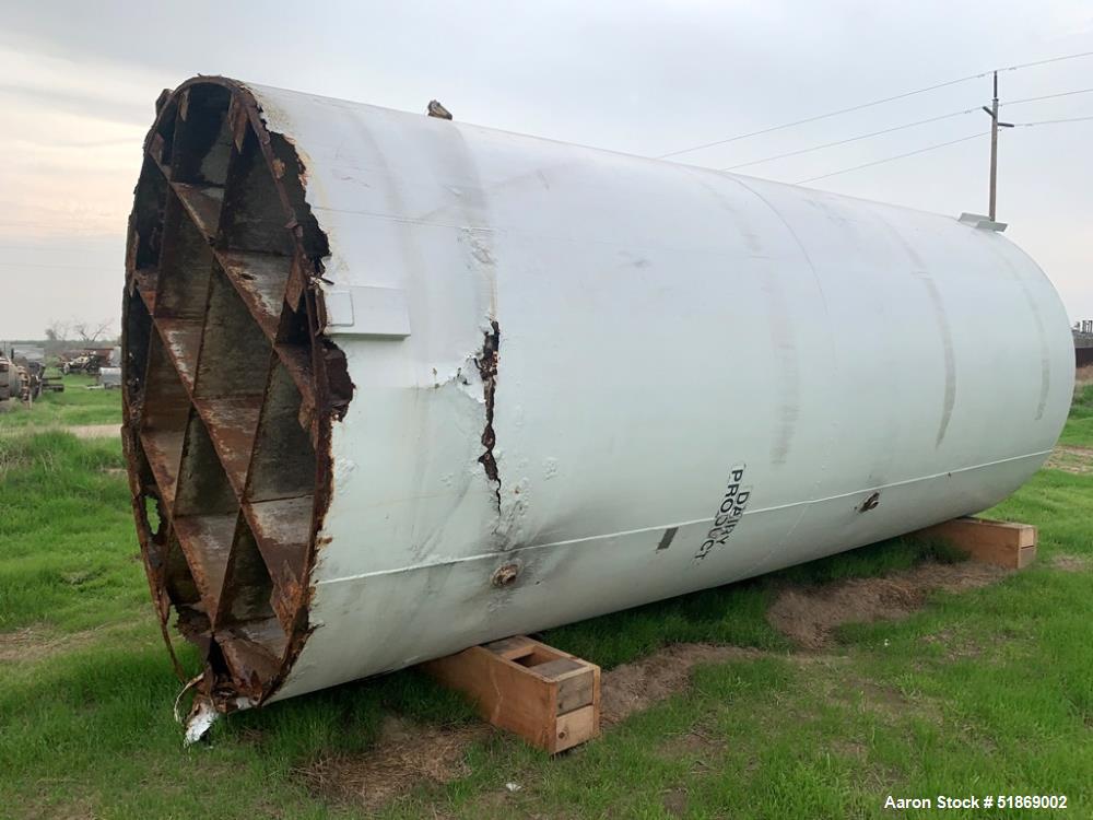 6,000 Gallon Cherry Burrell Jacketed Silo