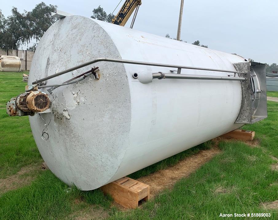 6,000 Gallon Cherry Burrell Jacketed Silo