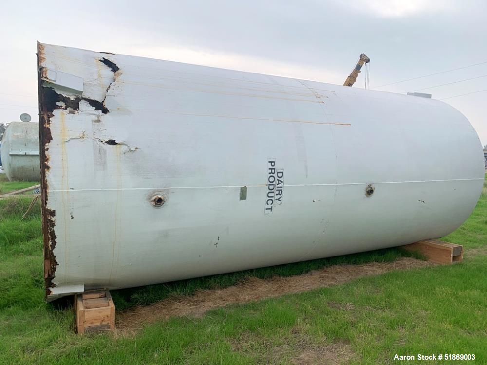 6,000 Gallon Cherry Burrell Jacketed Silo