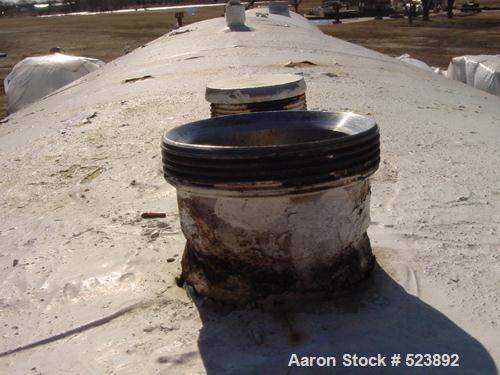 USED: 10,000 Gallon Cherry Burrell insulated horizontal storage tank.304 stainless steel interior, mild steel painted exterior. 10' outsidediameter x 22'4" long x 23'1/2" inside length x 9'.