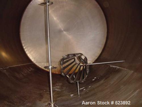 USED: 10,000 Gallon Cherry Burrell insulated horizontal storage tank.304 stainless steel interior, mild steel painted exterior. 10' outsidediameter x 22'4" long x 23'1/2" inside length x 9'.