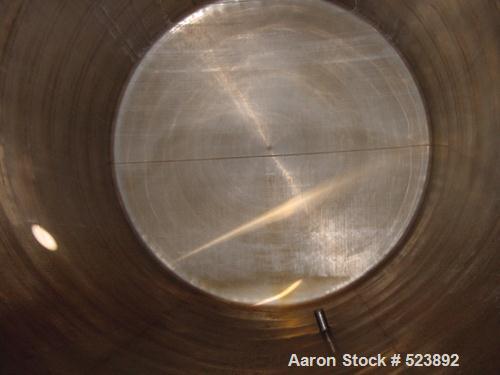 USED: 10,000 Gallon Cherry Burrell insulated horizontal storage tank.304 stainless steel interior, mild steel painted exterior. 10' outsidediameter x 22'4" long x 23'1/2" inside length x 9'.